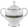 Lenox Vintage Jewel Platinum-Banded Bone China Sugar Bowl