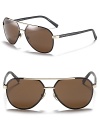 Movie star style and a sporty shape moves these MICHAEL Michael Kors shades to the top of our must-have list.