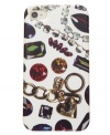 Perfectly precious. Upgrade your iPhone with this bold jewel print case from Juicy Couture. Durable and designed to easily slip into a pocket or purse, it keeps your favorite tech toy safe and secure. Fits iPhone 4 and 4S.