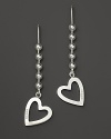 From the Toggle Heart collection, an elegant sterling silver earring designed by Gucci.