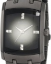 Armitron Men's 204507DGDG Swarovski Crystal Accented Gun Metal Gray Ion-Plated Dress Watch