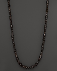 Smokey quartz is accented with 14K yellow gold rondels in this endless necklace from Lara Gold for LTC.