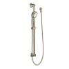 Moen 3867BN Four Function Massaging Handshower with Slide Bar, Brushed Nickel