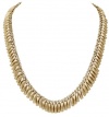 House of Harlow 1960 Gold Plated Pyramid Bar Necklace