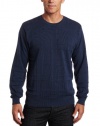 Van Huesen Men's 9GG Windowpane Crew Neck Sweater