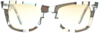 Ray-Ban Wayfarer 108651 Wayfarer Sunglasses,Brown & Blue Frame/Crystal Brown Gradient Lens,One Size