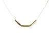 Gorjana Taner Three Bead Necklace Gold