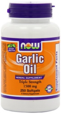 Now Foods Garlic Oil 1500 mg , 250  Soft-gels