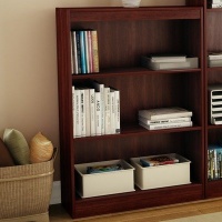 South Shore Axess Collection 3-Shelf Bookcase, Royal Cherry