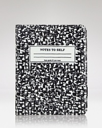 Oh-so noteworthy: this kate spade new york iPad case dresses up your gadget in the brand's smart style.