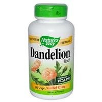 Nature's Way Dandelion Root Veg-capsules, 525 mg, 180-Count