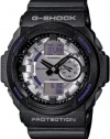 Casio Mens Analog-Digital G-Shock - Metallic Grey Face with Metallic Black Strap