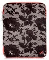 Give your favorite tech toy a flirty feel with this floral print case from Juicy Couture. The secure zip around closure and soft velour lining keeps your iPad safe while you're on-the-move.