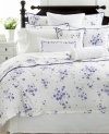 Martha Stewart Trousseau Violets 350T Twin Duvet Cover