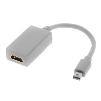 Mini DisplayPort to HDMI Female Adapter Cable for Apple Macbook, Macbook Pro...