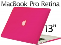 Kuzy - Retina 13-Inch RASPBERRY PINK Rubberized Hard Case Cover for Apple MacBook Pro 13.3 with Retina Display A1425 (NEWEST VERSION Release October 2012) MD212LL/A and MD213LL/A