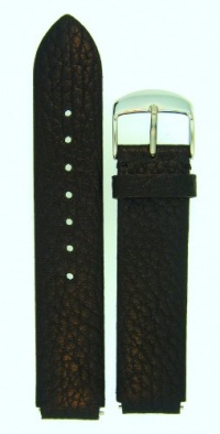 JP Leatherworks Leather Watchband Fits Philip Stein Large Size 2, 20mm Black With Spring Bars