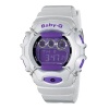 Casio Women's BG1006SA-8CR Baby-G Silver and Purple Digital Sport Watch