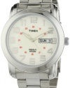 Timex Men's T2N437 Elevated Classics Sport Chic Silver-Tone Bracelet Watch