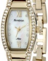 Armitron NOW Women's 753530MPGP Swarovski Crystal Accented Gold-Tone Bangle Watch