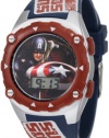 Disney Kids' CPT003T Captain America gift tin set Watch