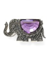 Judith Jack Bejeweled Elephant Pin