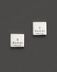 From the Trademark collection comes this gorgeous square stud earring designed by Gucci.