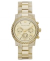 Everyday style just got more glamorous with this earthy yet elegant Michael Kors watch.