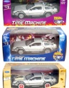 Collect All 3! Back to The Future 1-2-3, DeLorean Time Machine.