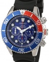 Seiko Men's SSC031 Solar Dive Chronograph Classic Solar Dive Chronograph Watch