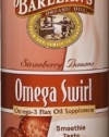 Barlean's Organic Oils Omega Swirl Flax Oil, Strawberry Banana, 16-Ounce Bottle