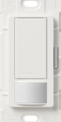 Lutron MS-OPS5M-WH Maestro 600 Watt Single Pole/3-Way Occupancy Sensor Switch, White