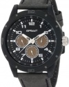 Sprout Men's ST/3400BKBKBK Multi-Function Black Tyvek Strap Eco-Friendly Watch