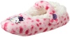 Hello Kitty Girls 7-16 Pink Leopard Fuzzy Babba Slipper Socks, Multi, Medium/Large