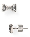 Fit to be tied. This pair of miniature bow earrings from MARC BY MARC JACOBS adds the daintiest touch of sweetness.