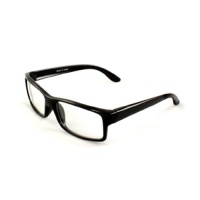 Rectangle Fashion Sunglasses 470BKCL Black Frame Clear Lens for Women and Men (can be optical frame)