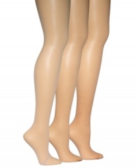 Give your legs their most elegant appearance - no matter the shoes you choose - with these toeless pantyhose. The Nudes by Donna Karan.