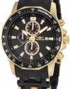 Invicta Men's 1931 Sea Spider Chronograph Black Dial Black Polyurethane Watch