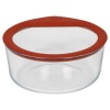 Pyrex No Leak Glass Storage Container with Lid, 7-Cup, Round