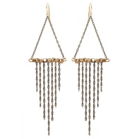 Vanessa Mooney Grace Earrings - Brass