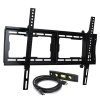 VideoSecu Tilt TV Wall Mount Bracket for Most 23- 65 LCD LED Plasma TV Flat Panel Screen with VESA 200x100 to 600x400mm, Free HDMI Cable and Magnetic Bubble Level BBM