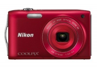 Nikon COOLPIX S3300 16 MP Digital Camera with 6x Zoom NIKKOR Glass Lens and 2.7-inch LCD (Red)