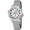 Fendi Crazy Carats Ladies-small Silver Diamond Dial Stainless Steel Watch F105026000D1T02