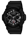 Durable under pressure, just like you. This blacked out G-Shock watch is a multifunctional masterpiece.