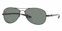 Ray-Ban RB8301 002 Black W/Carbon Fiber Temp Sunglasses