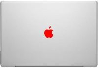 Red Color Change Apple Overlay Decal Sticker - Vinyl Decal for Cars, Macbooks, and Other Laptops