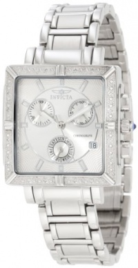 Invicta Women's 5377 Square Angel Diamond Stainless Steel Chronograph Watch