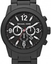 Michael Kors Chronograph Black Ion-plated Mens Watch MK8196