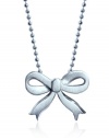 Alex Woo Little Princess Sterling Silver Bow Pendant Necklace, 16