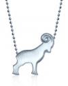 Alex Woo Little Signs Sterling Silver Ram (Aries) Pendant Necklace, 16